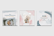Aesthetic Watercolor Wedding IG, a Social Media Template by Azruca (Thumbnail 9 of 9)