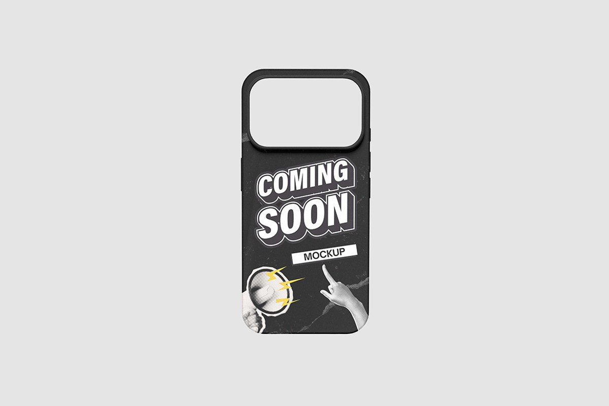 iPhone Case Mockup for iPhone 17 Pro, an iPhone Mockup by seramoe (Photo 2 of 5)
