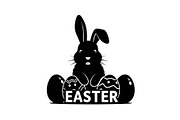 Cute Easter Bunny Silhouette bundle, an Illustration by Artivon (Thumbnail 35 of 51)