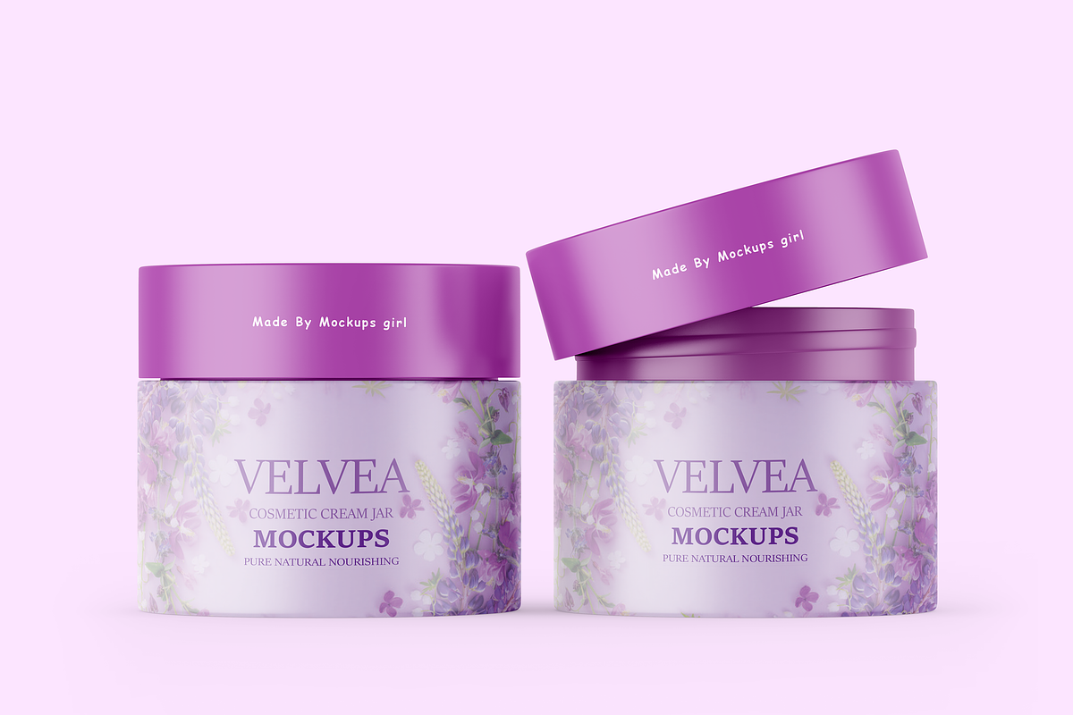 Cosmetic Jar Mockups, a Product Mockup by Mockups Girl (Photo 4 of 5)