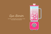 Love Blender - 1 Illustration, a Decorative Illustration by Raafeya's Crafts (Thumbnail 1 of 3)