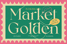 Market Golden Elegant Serif Font