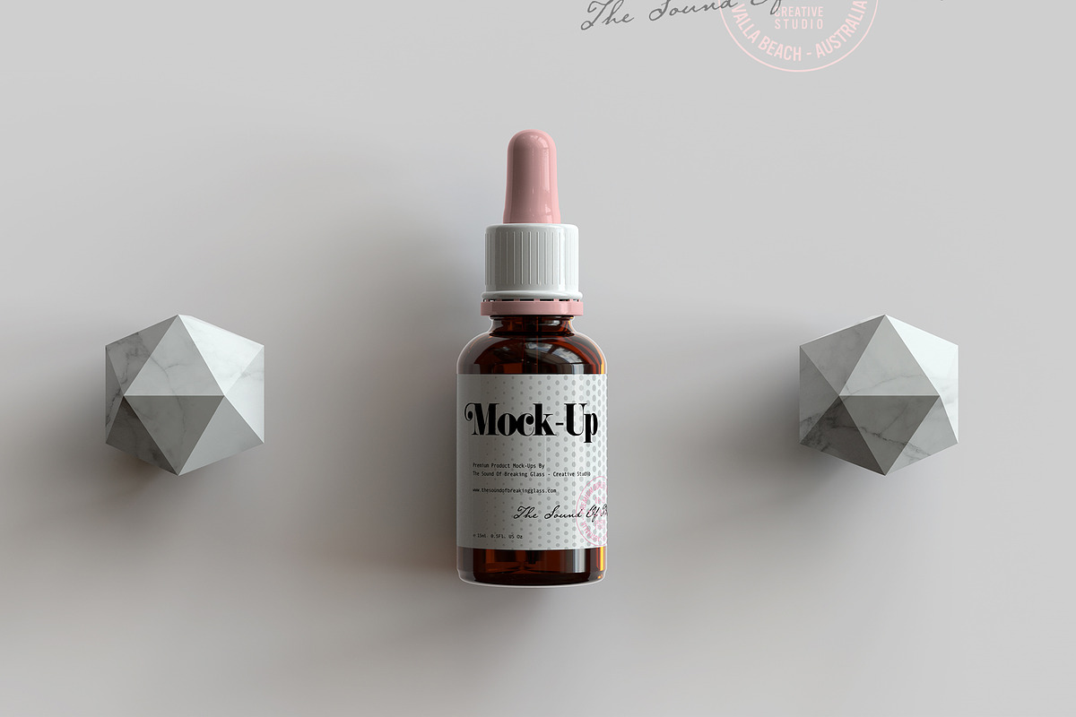 Dropper Bottle & Box Mock-Up BUNDLE, a Cups & Container Mockup by TSOBG (Photo 10 of 35)