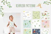 Cute dinosaurs|watercolor collection, an Animal Illustration by Navenzeles (Thumbnail 11 of 12)
