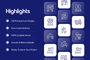 Communication Vector Icons, an Outline Icon by Prosymbols (Thumbnail 2 of 8)