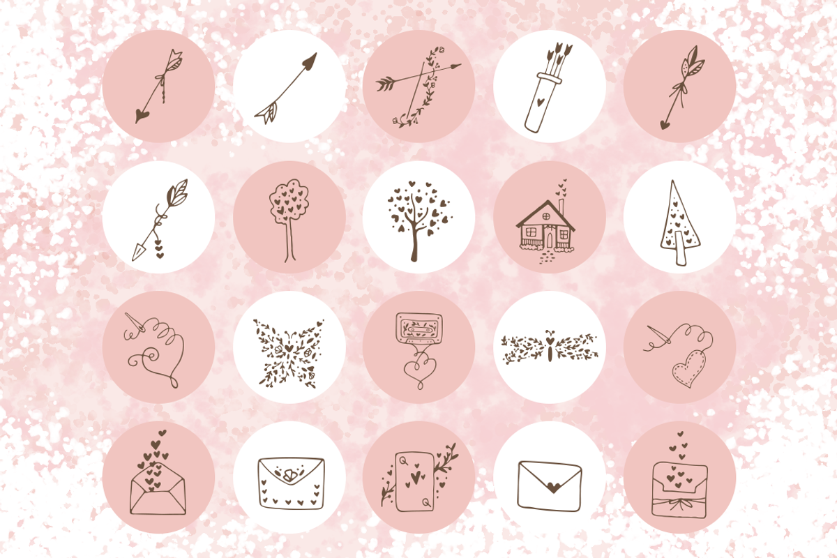 Romantic Hand Drawn Logo Elements, a Food Illustration by By Kerri Ann (Photo 6 of 11)