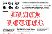 Englishthepost Pixel, a Blackletter Font by cromatixclassroom (Thumbnail 5 of 5)