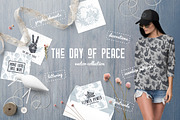 The Day of Peace Vector Collection, a Decorative Illustration by Elena Paletskaya (Thumbnail 1 of 6)