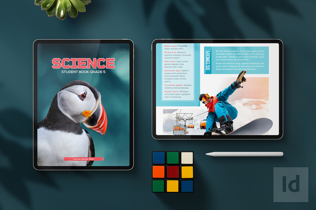 Science eTextbook Template 4.0 iPad, a Magazine Template by fisihsani (Photo 1 of 9)