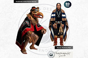 Traditional Folks World Cliparts, a Person Illustration by ThatsDesignArt (Thumbnail 17 of 17)