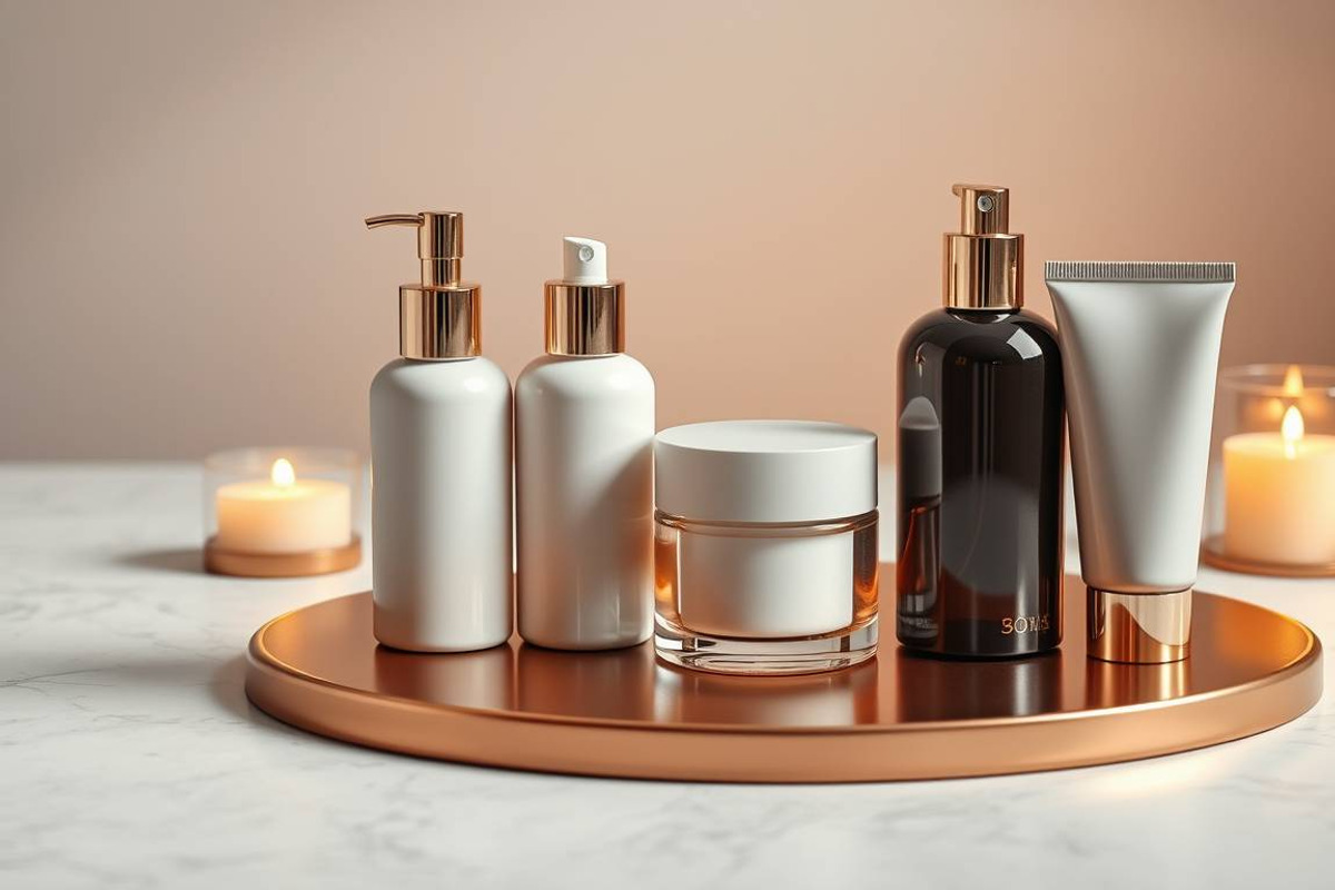 132 Full Skincare Collection Mockup, an Advertising Mockup by adenpinkstore (Photo 11 of 13)