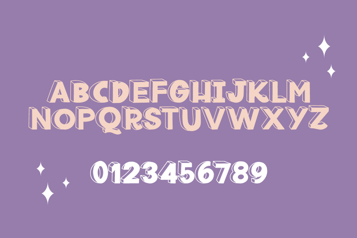 Cutie Pie Font preview 6