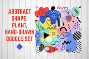 Shapes, Plants & Hand-Drawn Doodle, an Illustration by T-shirt Pond (Thumbnail 1 of 10)
