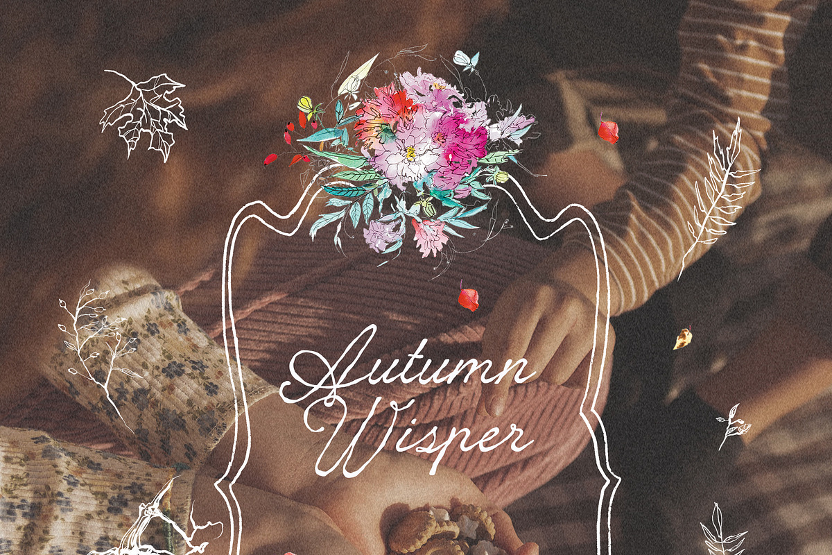 Autumn floral illustrations, a Decorative Illustration by Vero Arts (Photo 5 of 9)