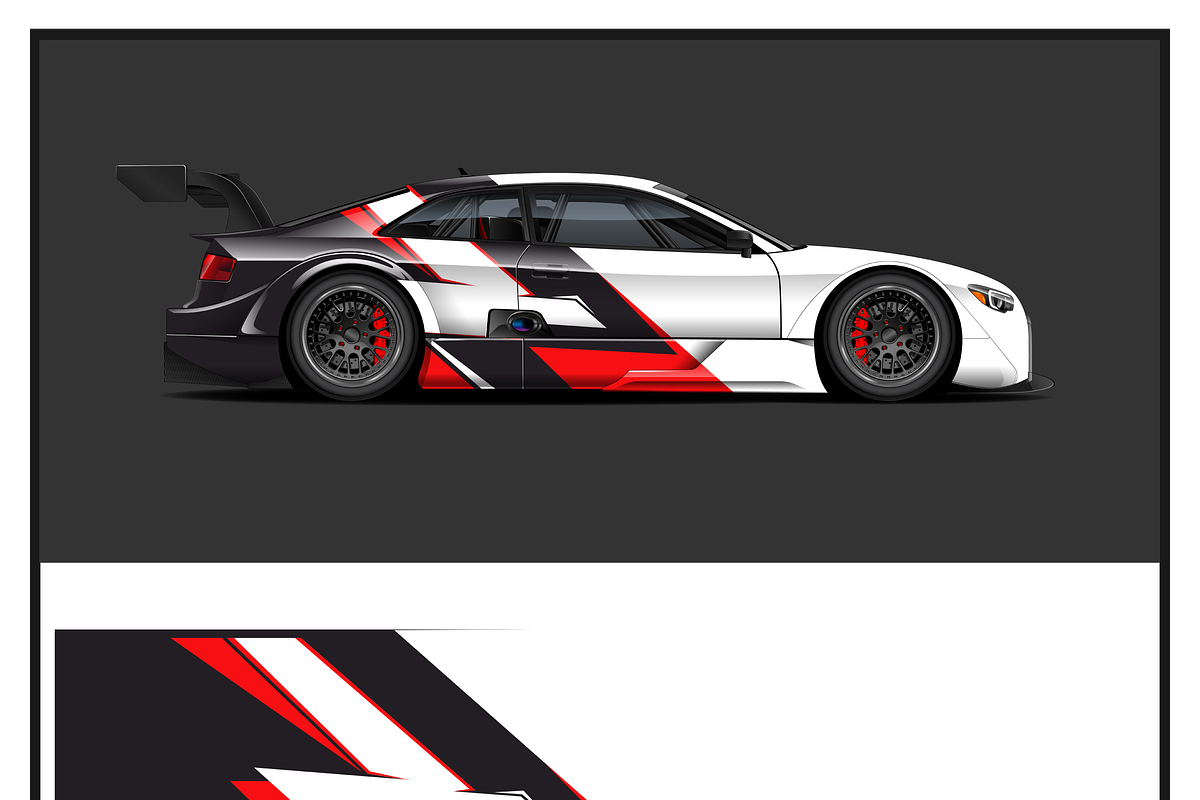 Bold Red Truck Wrap Design, a Transportation Illustration by CarWrap design (Photo 2 of 4)