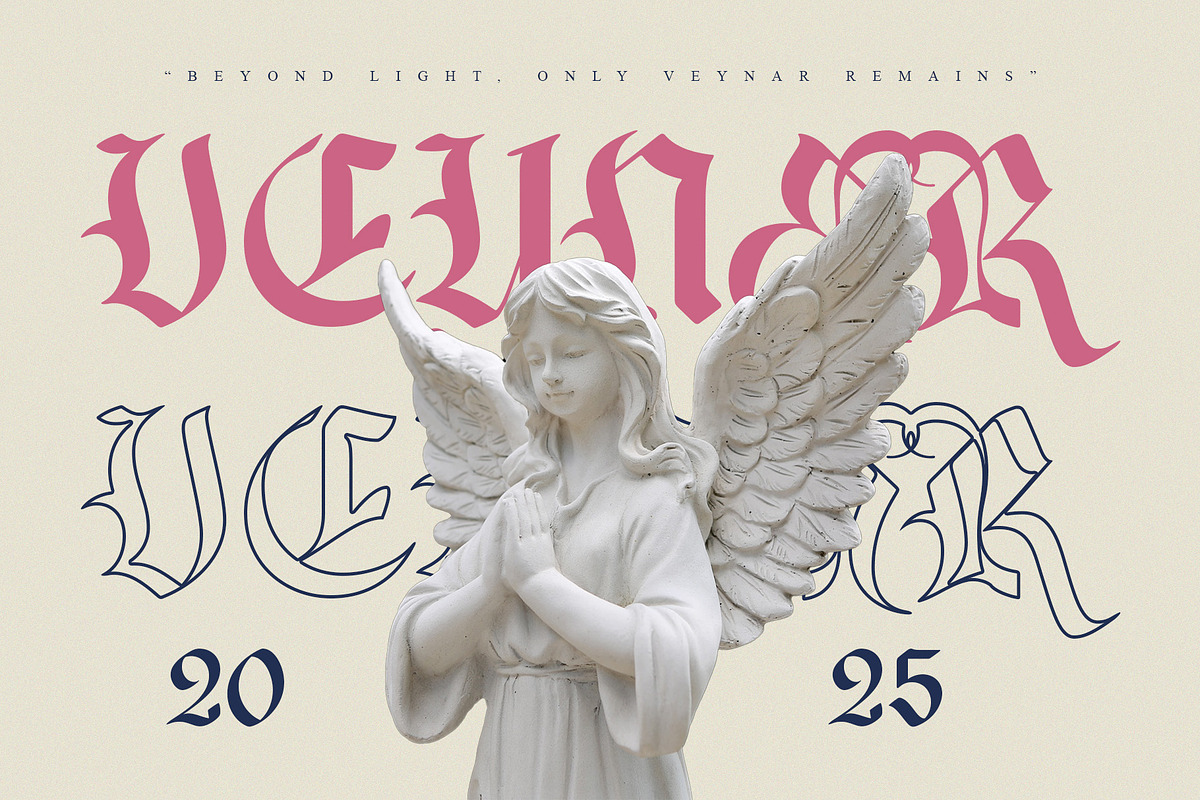 Claudore – Blackletter Typeface, a Blackletter Font by Krismagraph (Photo 2 of 10)