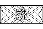 Decorative Mandala Panel Vector Set, a Decorative Illustration by Designer_Momina (Thumbnail 4 of 21)