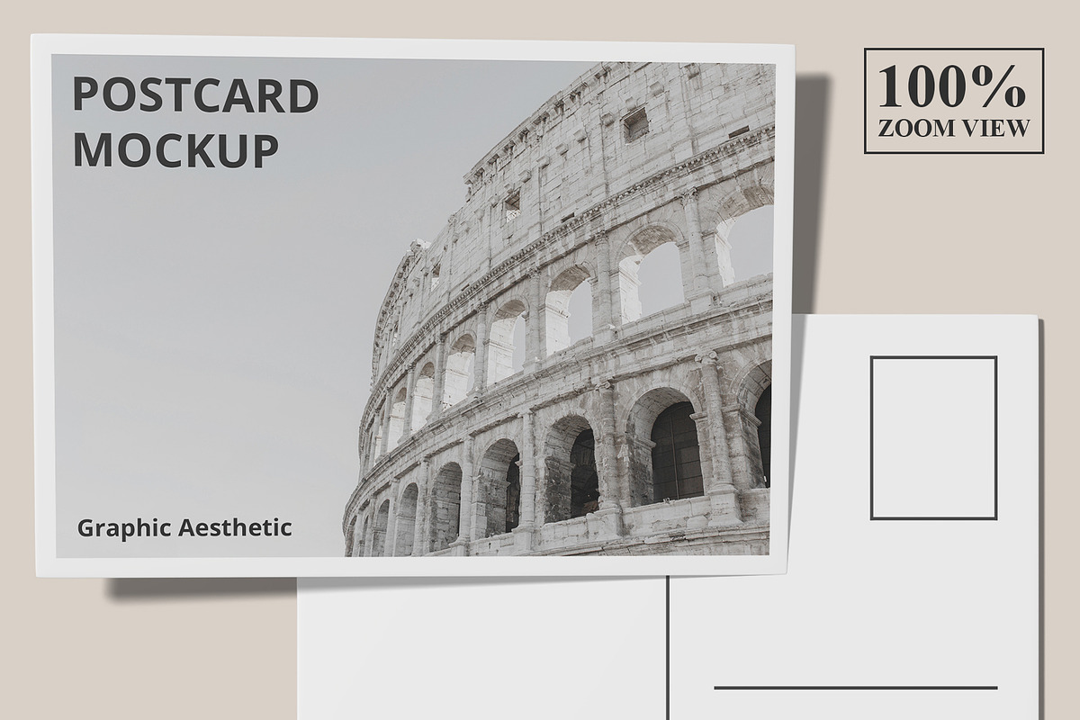 Postcard Invitation Mockup Bundles, a Card Template by Graphic Aesthetic (Photo 4 of 22)