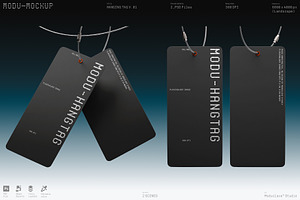 Hang Tag Mockup Kit V.01