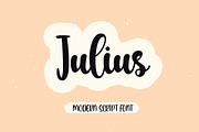 Julius - Modern Script Font, a Script Font by Fontcastle (Thumbnail 1 of 5)