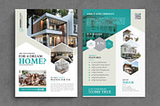 Real Estate Flyer Unique Design, a Flyer Template by GraphicsBurg (Thumbnail 2 of 3)