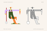 Minimal Character Set, a Person Illustration by Léo Alexandre (Thumbnail 14 of 18)