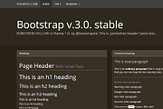 Bootstrap 3.0.v. theme Flat Brown, a Bootstrap Template by Bootstraptor (Thumbnail 1 of 5)
