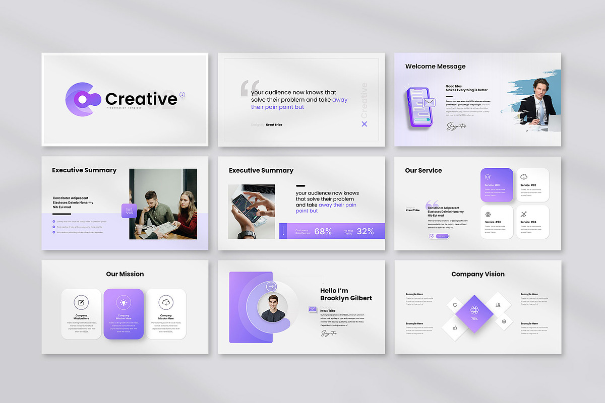 Creative Business Startup, a Presentation Template by KreateTribe (Photo 6 of 6)