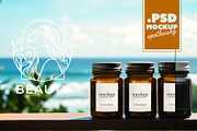 Apothecary Bottle Mockup Scene, a Packaging Mockup by McLittle Stock (Thumbnail 1 of 5)