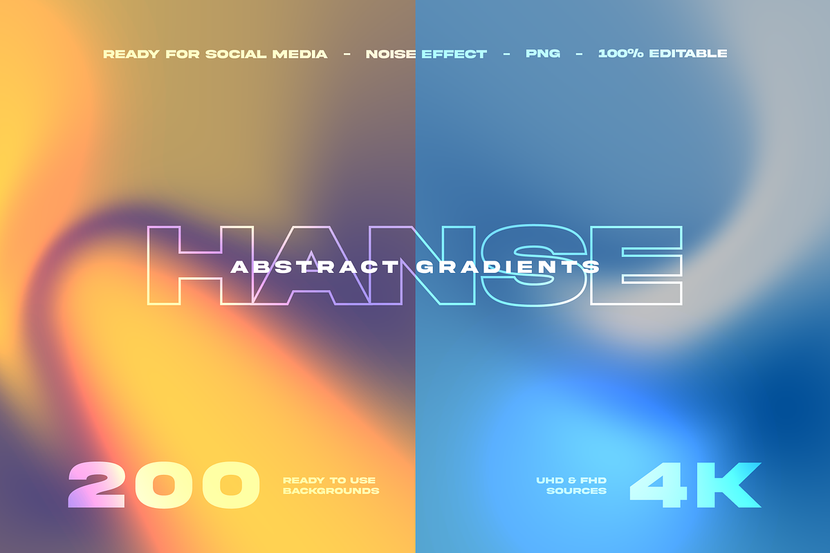 200 Gradient Backgrounds in 4K, a Graphic by Leuro Studio (Photo 1 of 9)