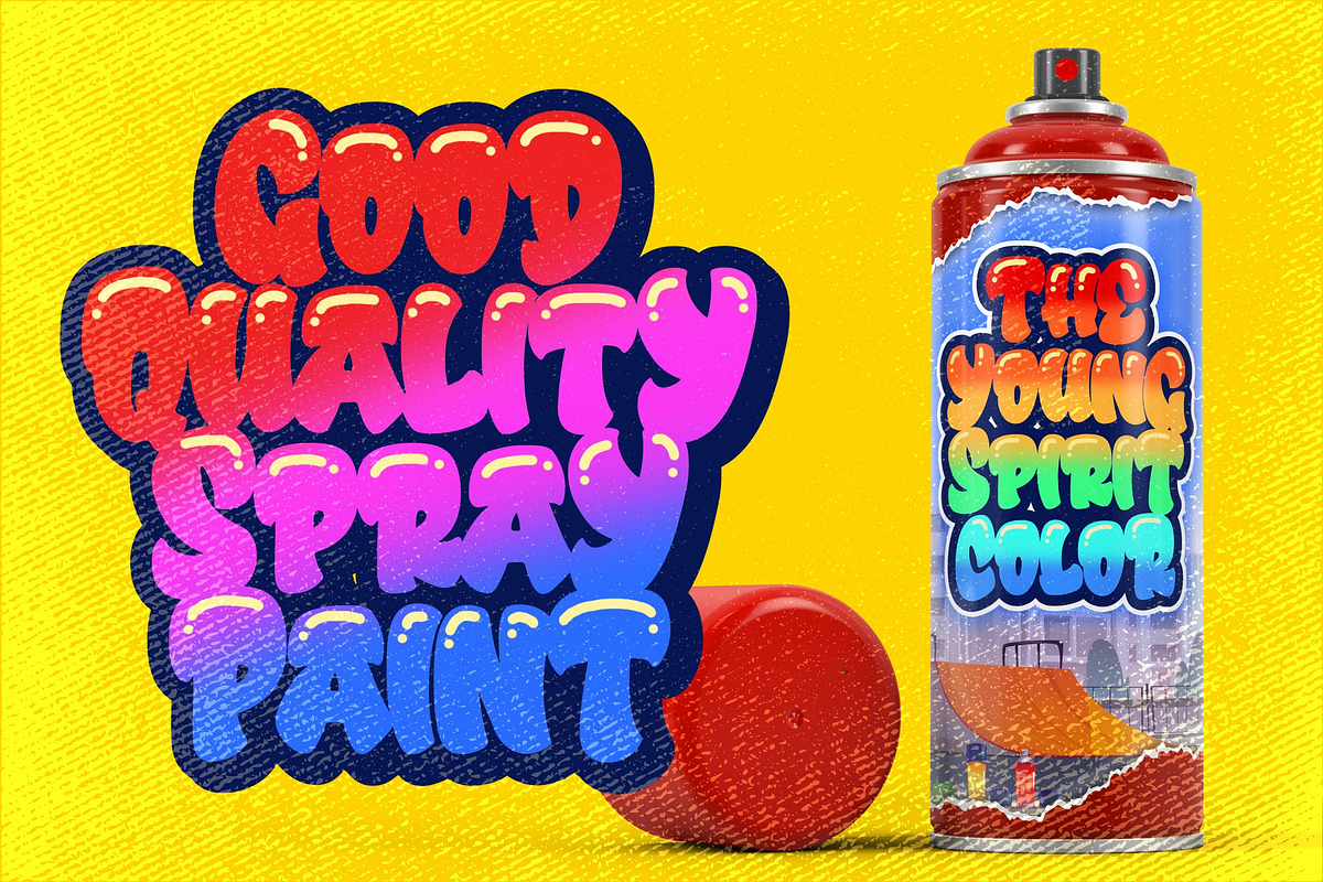 Urban Rebel a Graffiti Font, a Blackletter Font by Blankids Studio (Photo 4 of 7)