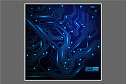 -50% Circuit boards backgrounds set, a Background Graphic by frost_newt (Thumbnail 4 of 11)