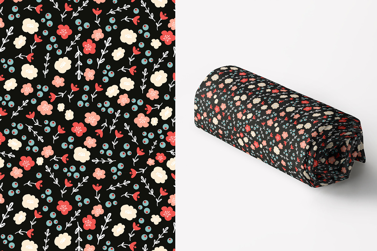 Ditsy flower pattern, a Pattern Graphic by Cozy pattern shop (Photo 7 of 10)