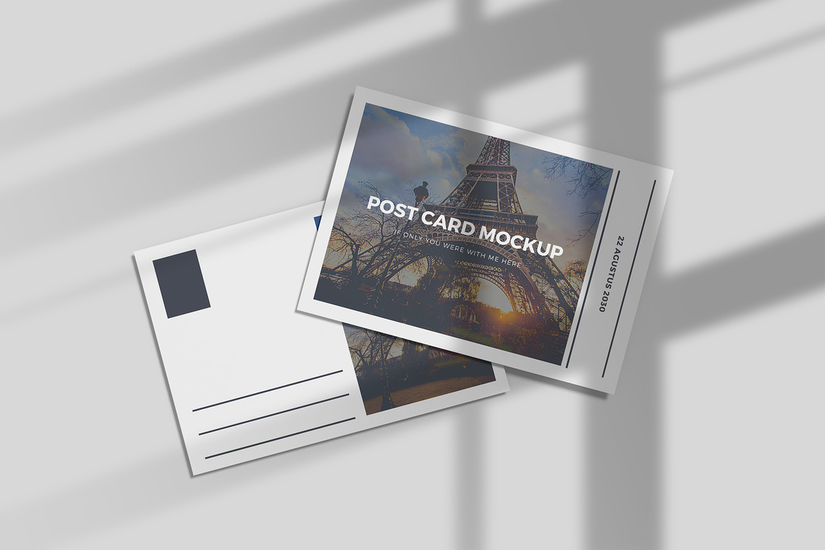 Postcard Mockup, a Print Template by mahremdesign (Photo 5 of 13)
