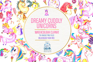 CUTE DREAMY UNICORN BUNDLE 79 Files