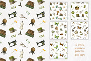 Vintage watercolor set, a Decorative Illustration by Nastilustra (Thumbnail 9 of 10)