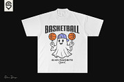 Cute Ghost Spinning Basketball, a Sport Illustration by shaondesigns (Thumbnail 2 of 4)
