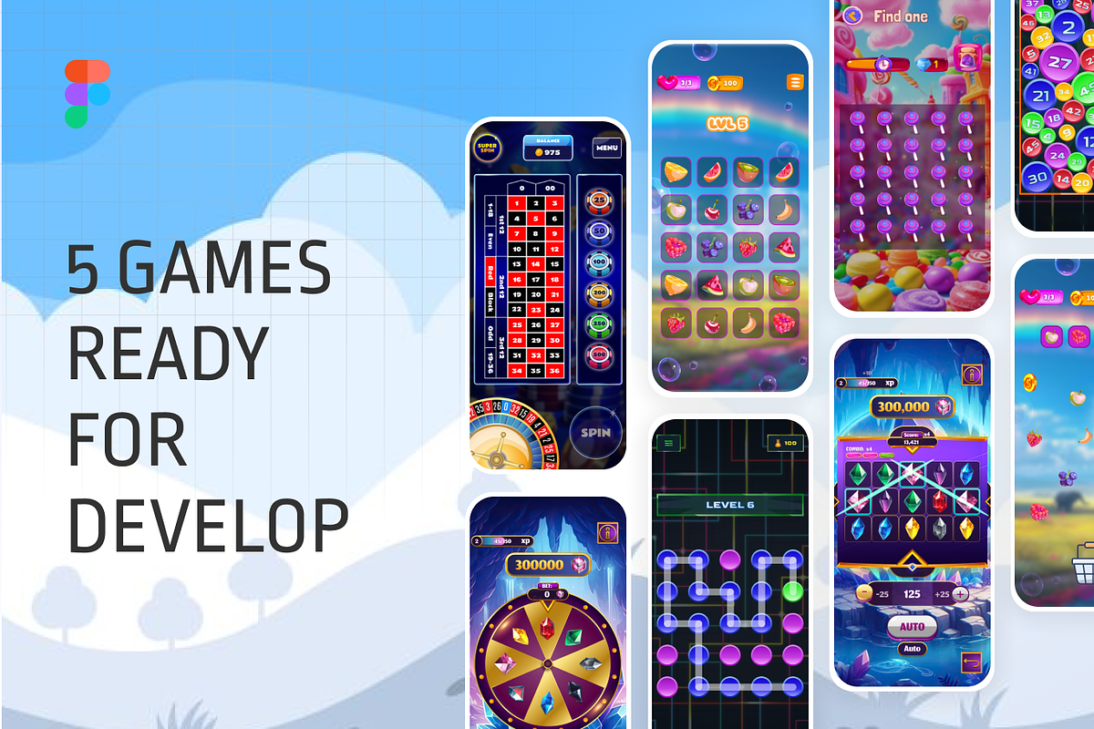 5 games, an App Template by Shoppie (Photo 1 of 6)