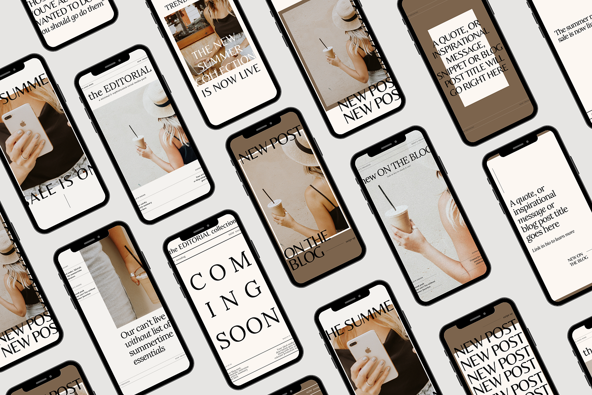 Editorial Instagram Template, a Device Mockup by Le Maison Bohem (Photo 11 of 11)
