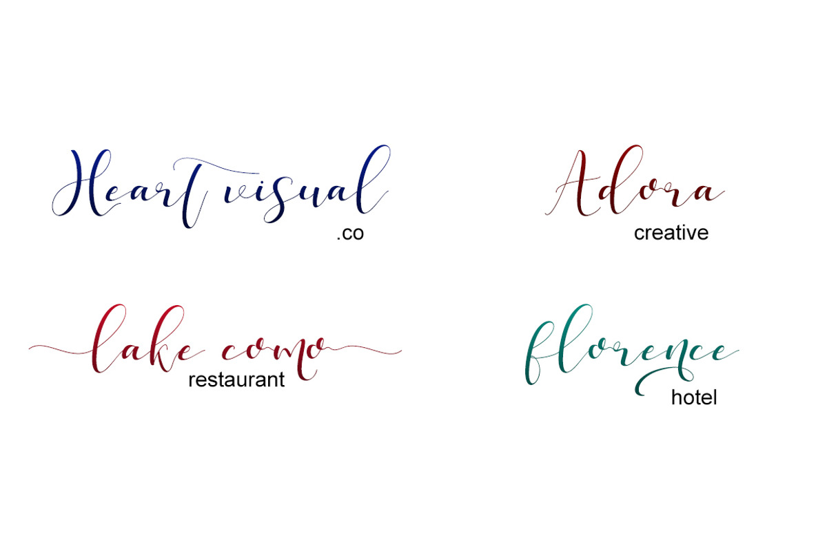 phoenix sweet calligraphy modern preview 4