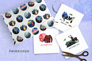 Scandinavian collection. PNG+JPEG, a Decorative Illustration by Scarlet Heath Art (Thumbnail 11 of 14)