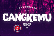 Cangkemu, a Sans Serif Font by Differentialtype (Thumbnail 1 of 10)