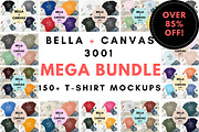 Bella Canvas 3001 Mega Bundle Mockup, a Shirt Mockup by lock and page (Thumbnail 1 of 84)