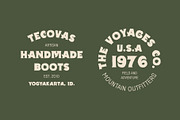 SFC Camphard, a Sans Serif Font by Skilline Supply Co. (Thumbnail 7 of 8)