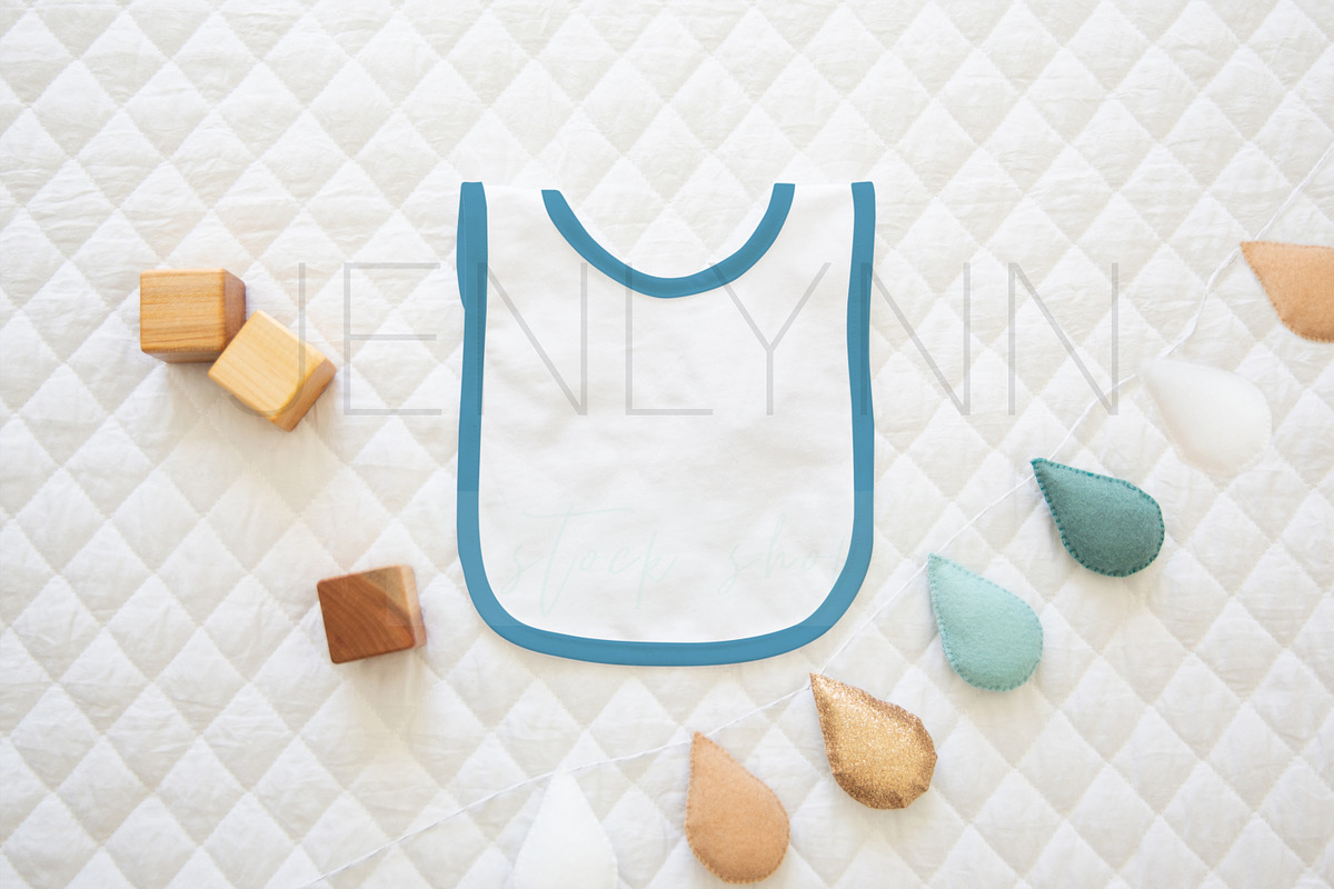 Bib Flatlay Mockup #14, a Product Mockup by JENLYNN Stock Shop (Photo 6 of 8)