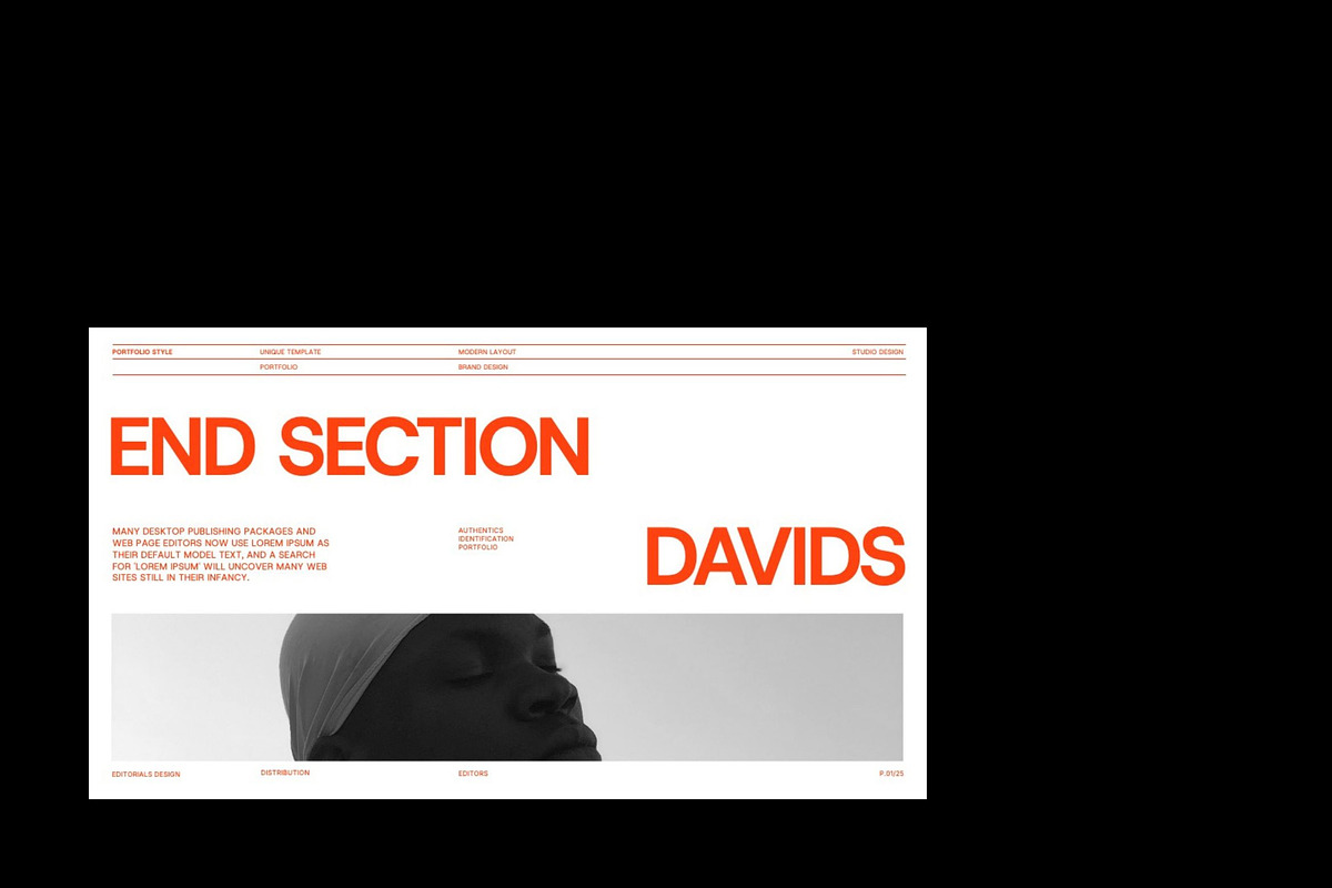 Davids - Brand Portfolio PowerPoint, a Presentation Template by Creatorism (Photo 10 of 10)
