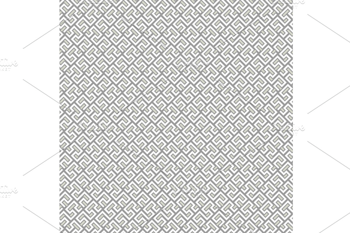 Seamless Geometric Pattern by Lines, a Decorative Illustration by FineArtStudio (Photo 1 of 3)