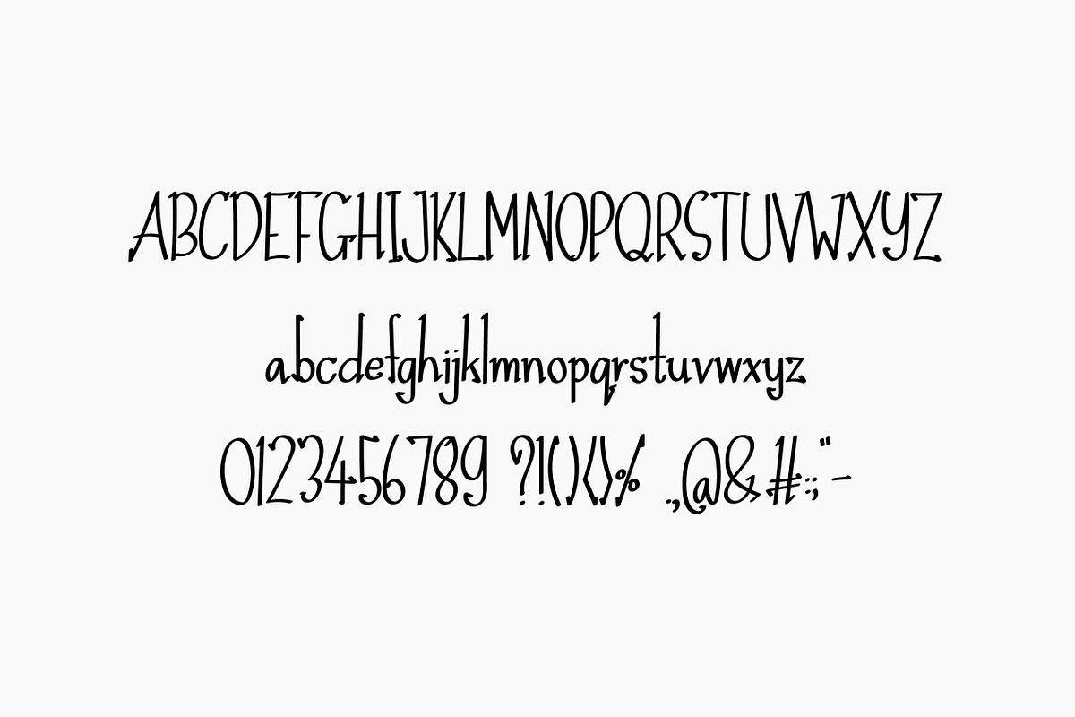 Small Clean, a Script Font by TKDoodle (Photo 5 of 8)