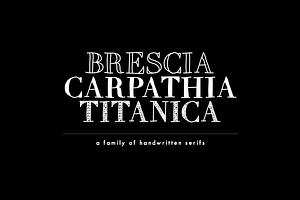 A Trio of Handwritten Serifs, a Serif Font by Mix Fonts