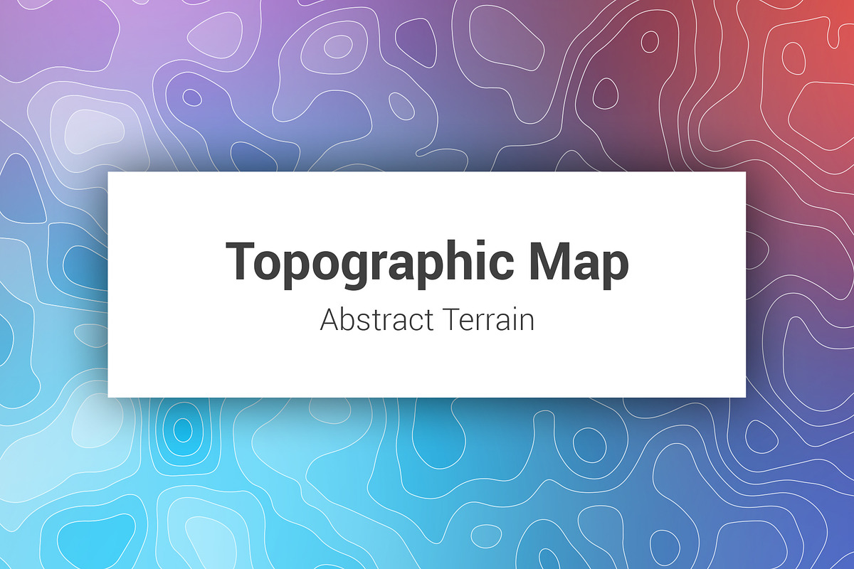 Topographic Map Patterns, a Pattern Graphic by EMP Design (Photo 1 of 6)